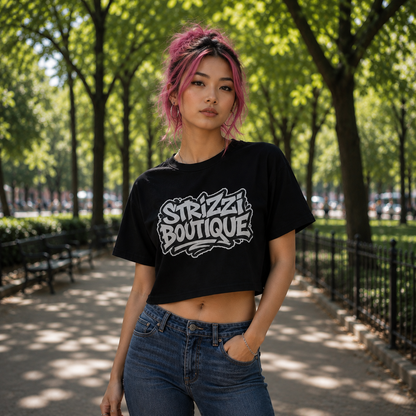 Strizzi Boutique "Graffiti 2" - Women’s crop top Vorne