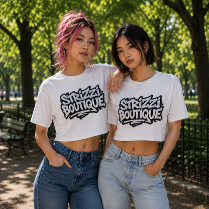 Strizzi Boutique "Graffiti 2" - Women’s crop top Vorne