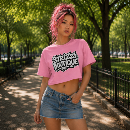 Strizzi Boutique "Graffiti 2" - Women’s crop top Vorne