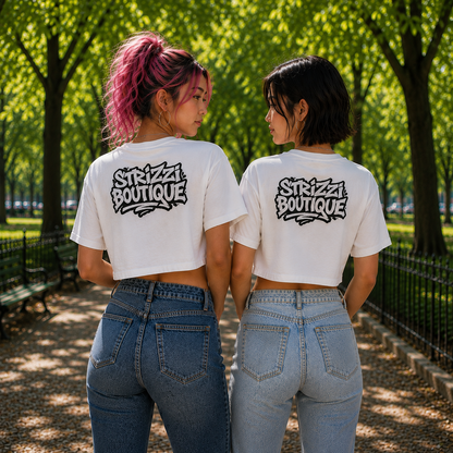 Strizzi Boutique "Graffiti 2" - Women’s crop top Hinten