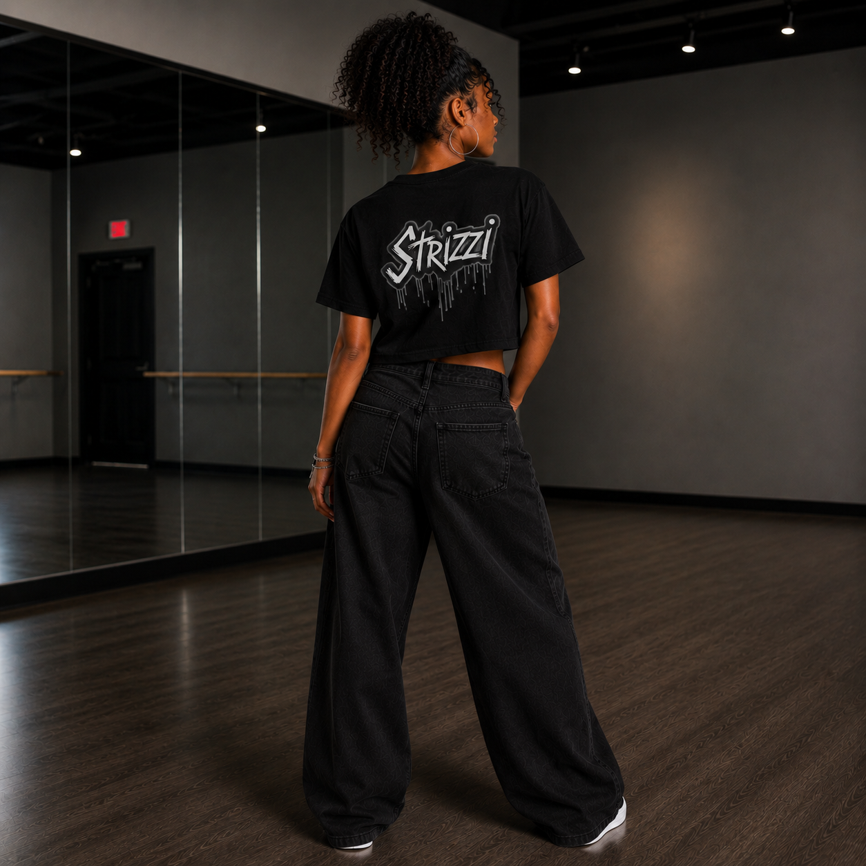 Strizzi Boutique "Scream" - Women’s crop top Hinten