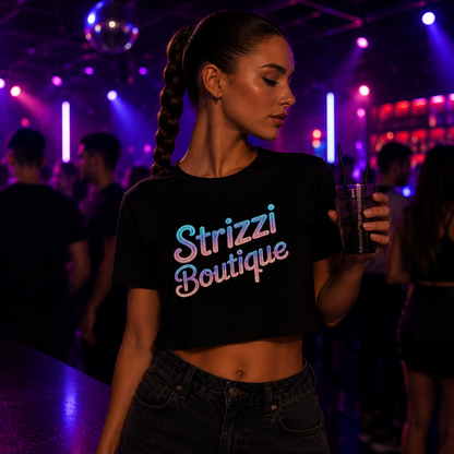 Strizzi Boutique "Neon" - Women’s crop top Vorne