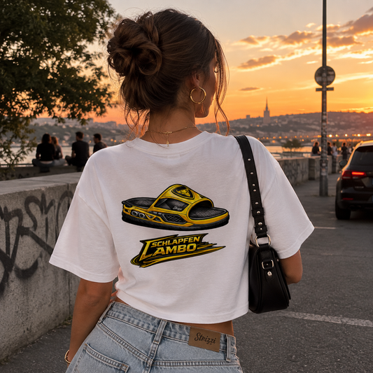 Strizzi Boutique "Schlapfen Lambo" - Women’s crop top