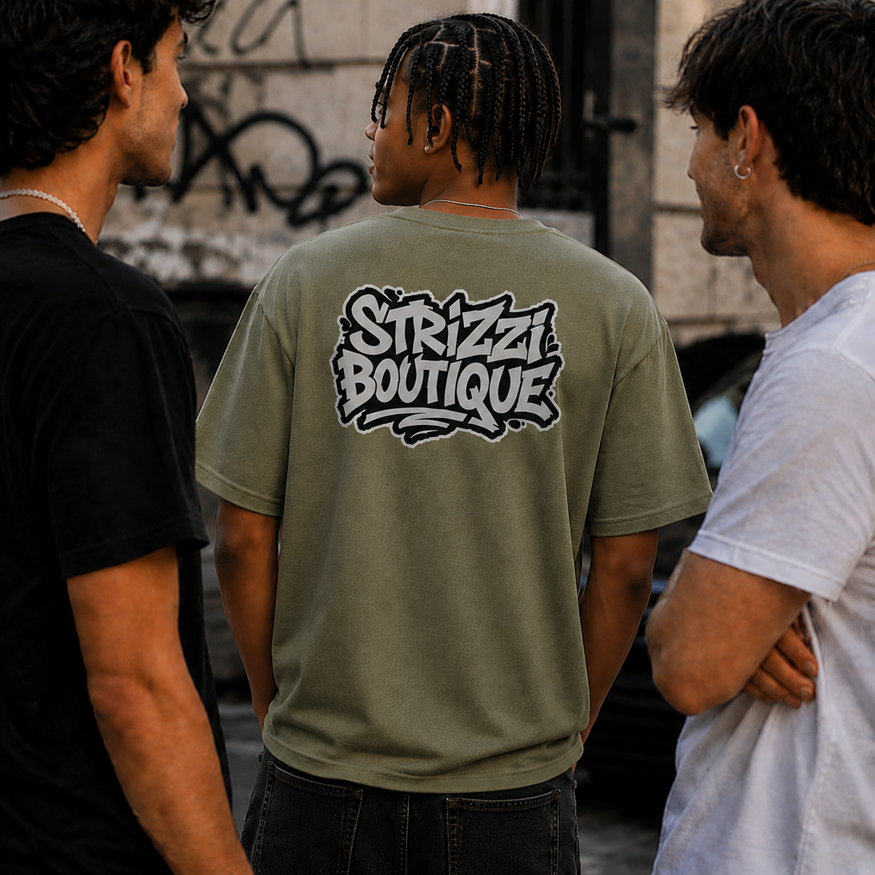 Strizzi Boutique "Graffiti 2" - Unisex classic tee Hinten