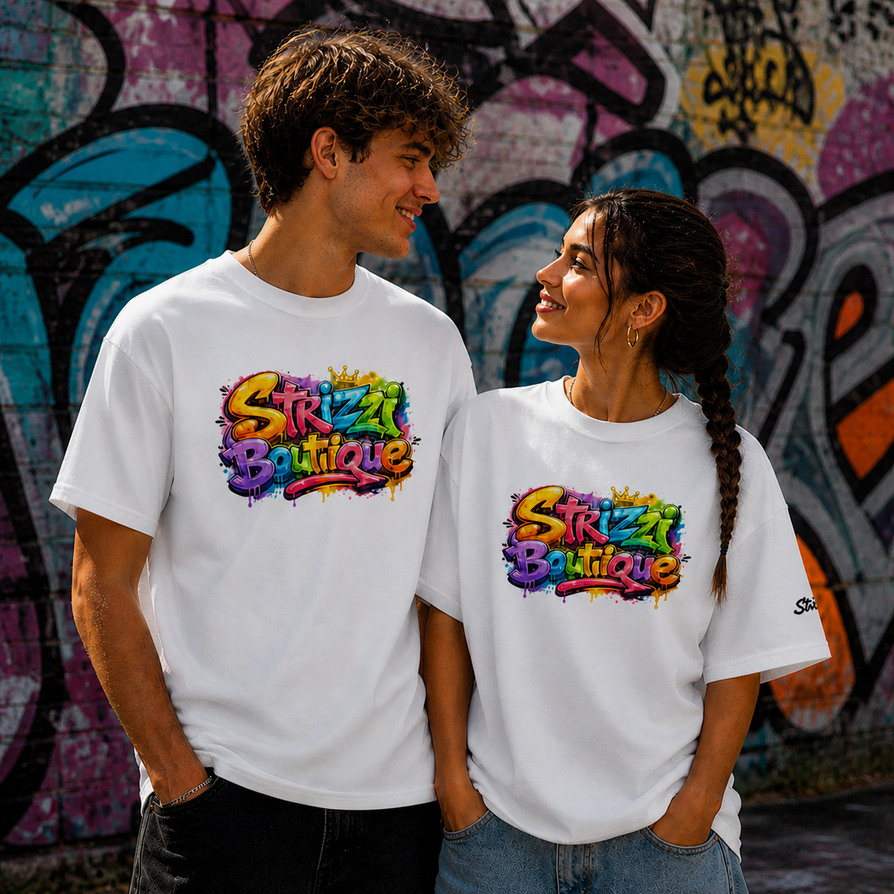 Strizzi Boutique "Graffiti 3" - Unisex classic tee Vorne