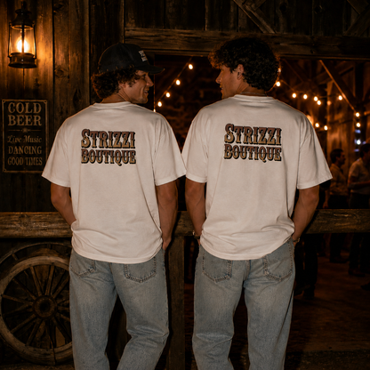 Strizzi Boutique "Saloon" - Unisex classic tee Hinten