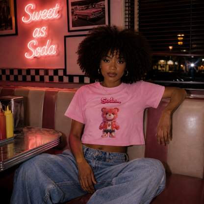 Strizzi Boutique "Soda Himbär 2" - Women’s crop top DE Vorne