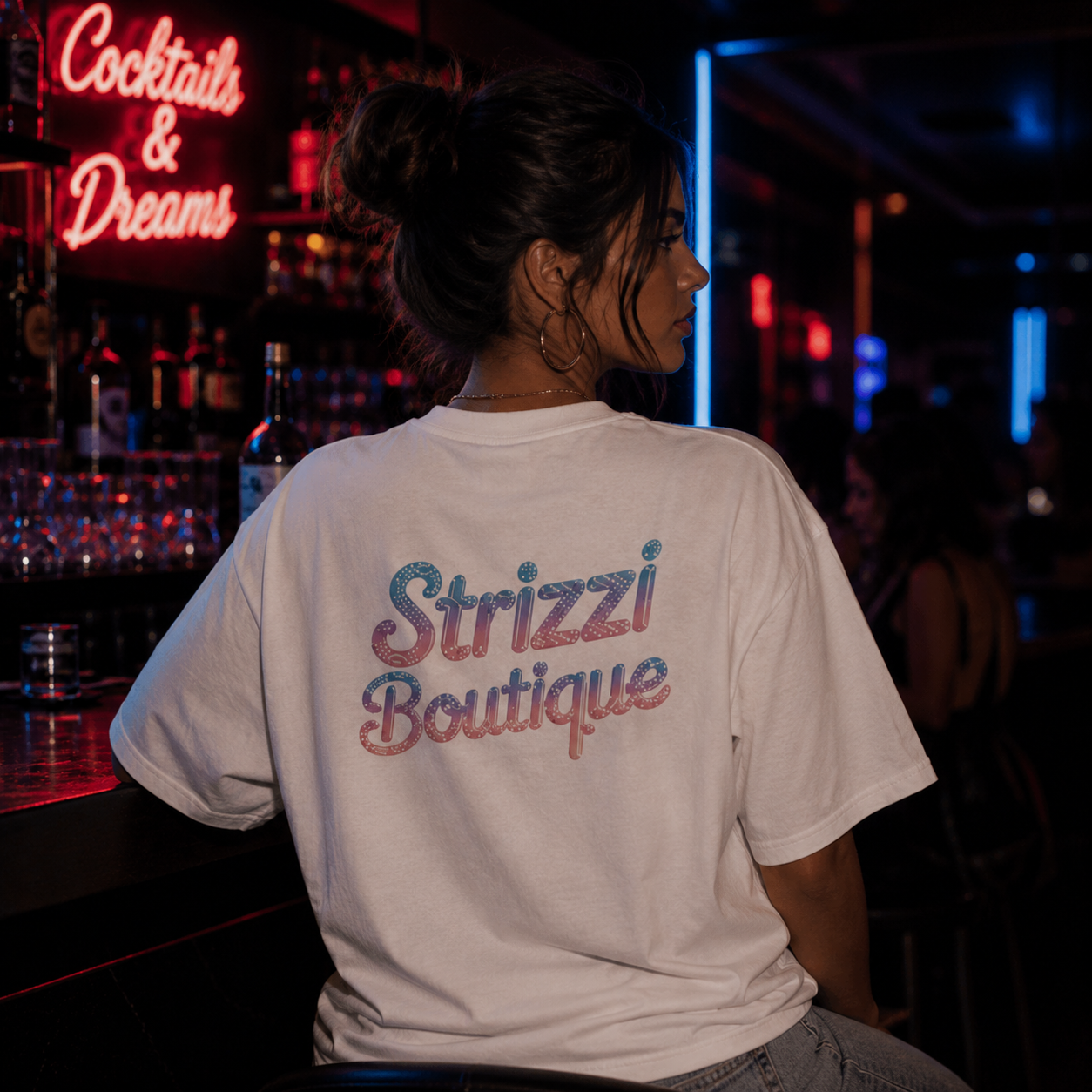 Strizzi Boutique "Neon" - Unisex classic tee Hinten
