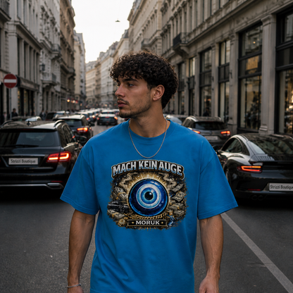 Strizzi Boutique "Mach kein Auge Moruk" - Unisex classic tee Vorne