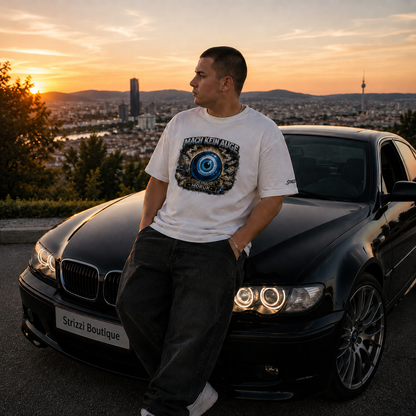 Strizzi Boutique "Mach kein Auge Moruk" - Unisex classic tee Vorne