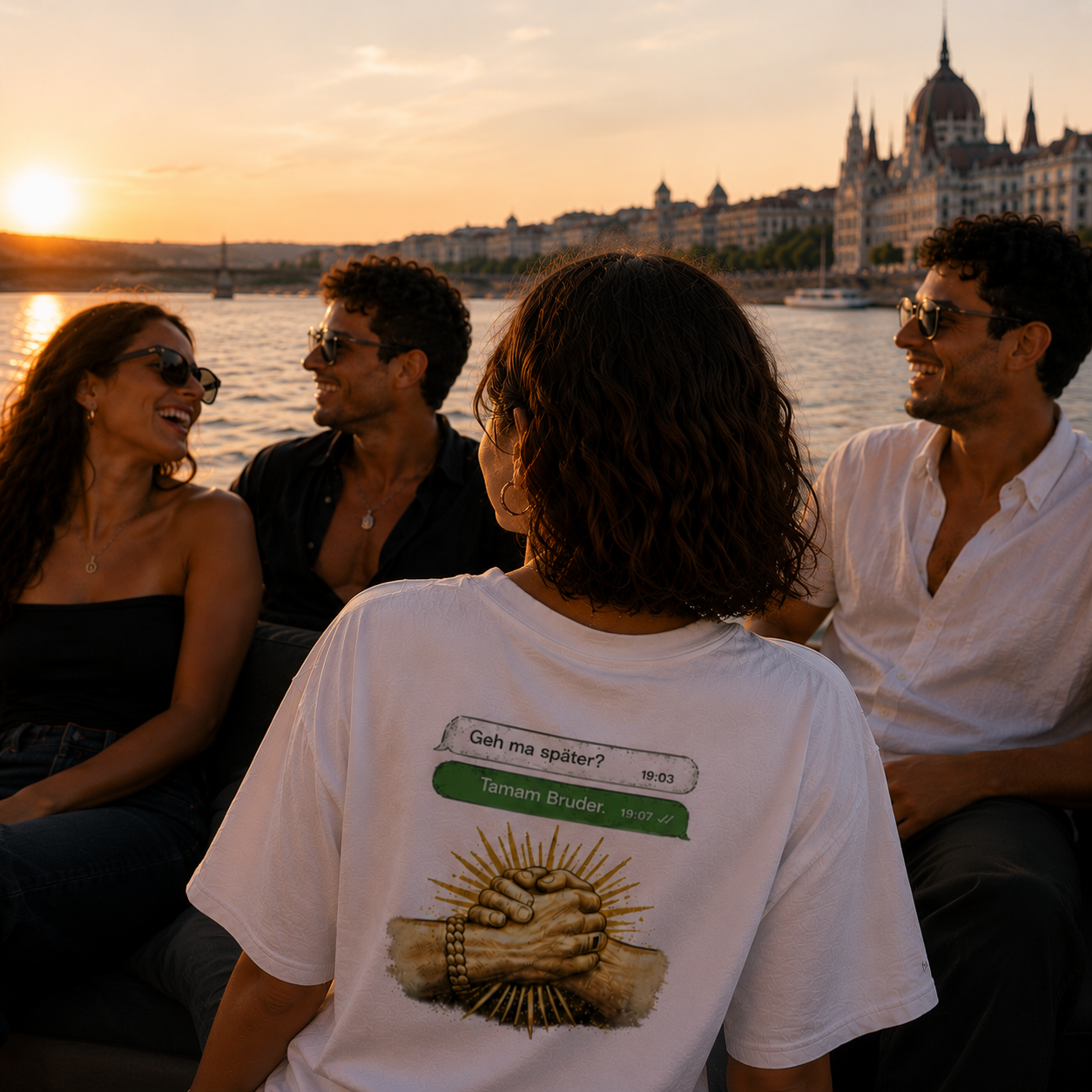 Strizzi Boutique "Tamam Bruder" - Unisex classic tee Hinten