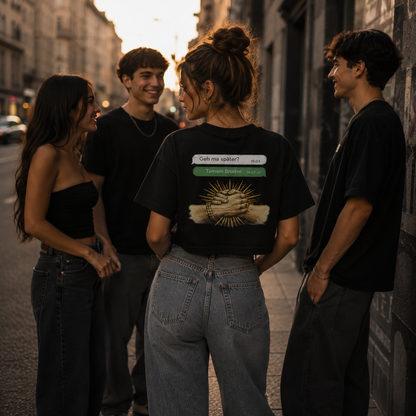 Strizzi Boutique "Tamam Bruder" - Women’s crop top Hinten