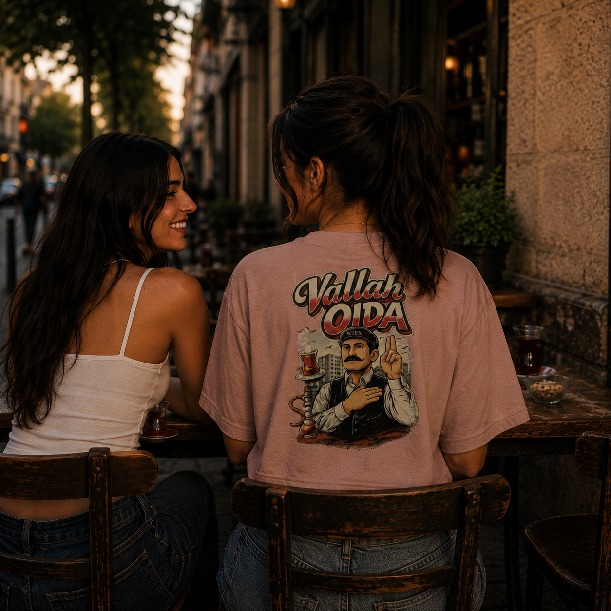 Strizzi Boutique "Vallah Oida" - Women’s crop top Hinten