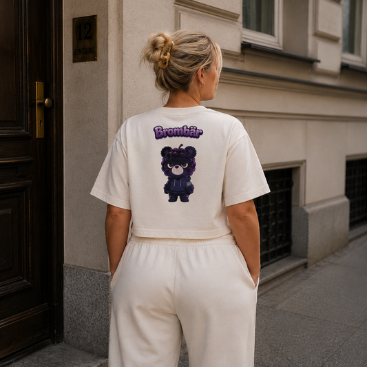 Strizzi Boutique "Brombär" - Women’s crop top DE Hinten