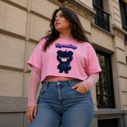 Strizzi Boutique "Brombär" - Women’s crop top KYR Vorne