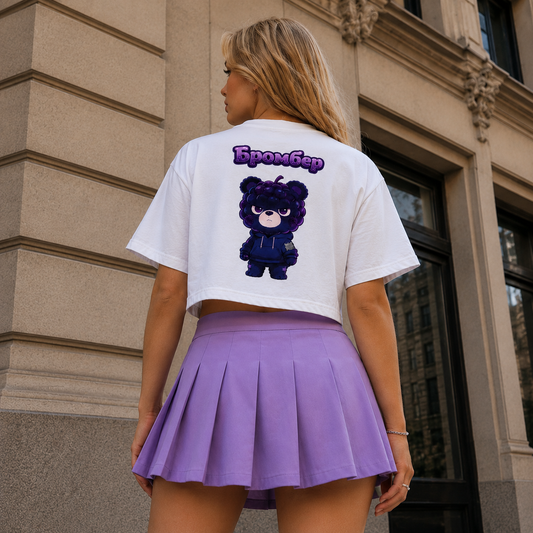 Strizzi Boutique "Brombär" - Women’s crop top KYR Hinten