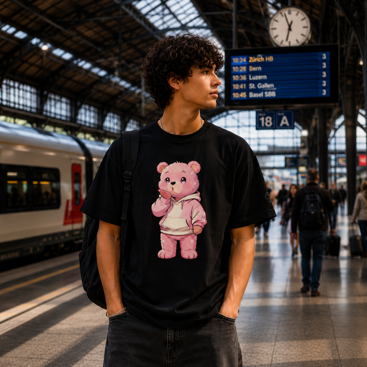 Strizzi Boutique "Bussibär" ohne Schrift - Unisex classic tee Vorne