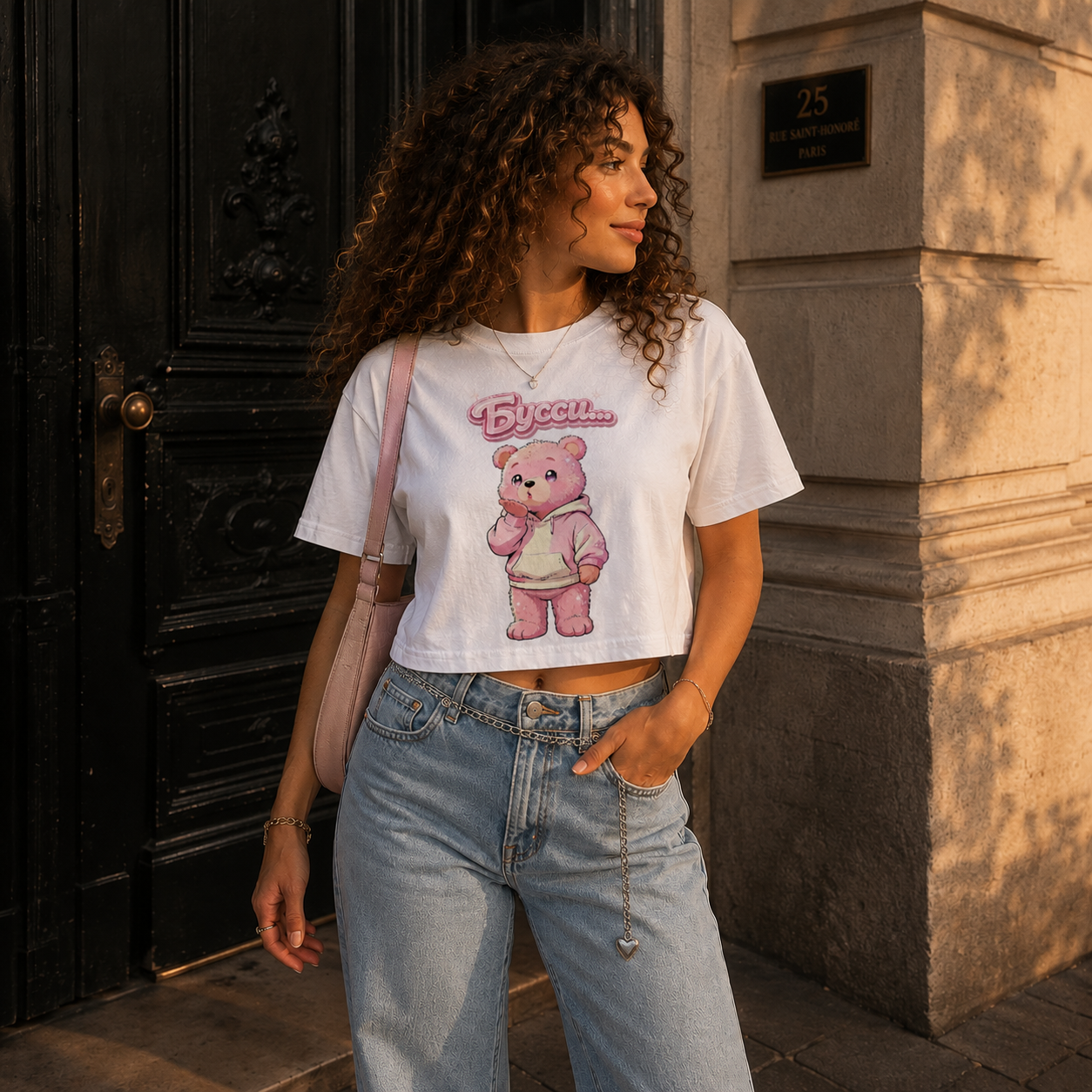 Strizzi Boutique "Bussibär" - Women’s crop top KYR Vorne