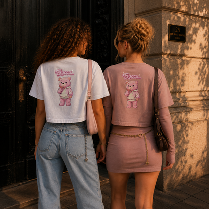 Strizzi Boutique "Bussibär" - Women’s crop top KYR Hinten
