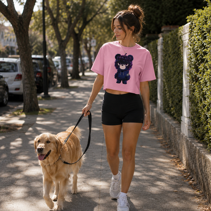 Strizzi Boutique "Brombär" ohne Schrift - Women’s crop top Vorne