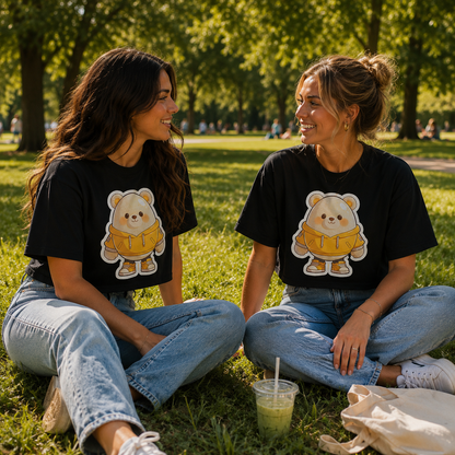 Strizzi Boutique "Eierbär" ohne Schrift - Women’s crop top Vorne