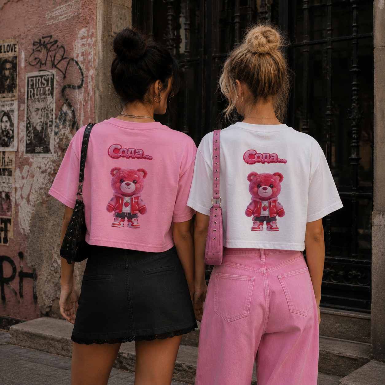 Strizzi Boutique "Soda Himbär 2" - Women’s crop top KYR Hinten
