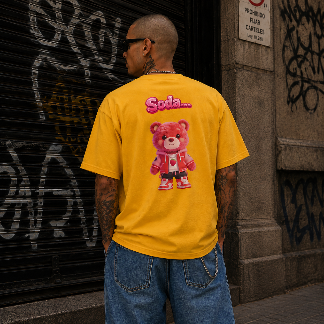 Strizzi Boutique "Soda Himbär 2" - Unisex classic tee DE Hinten