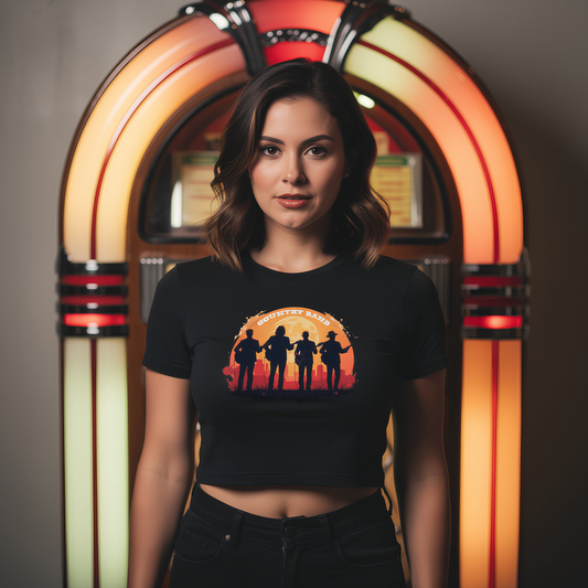 Strizzi Boutique "Country Band" - Women’s crop top