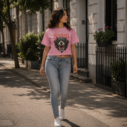 Strizzi Boutique "Strizzihound" - Women’s crop top vorne