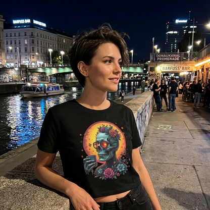 Strizzi Boutique "Afterlife Brew"- Women’s crop top