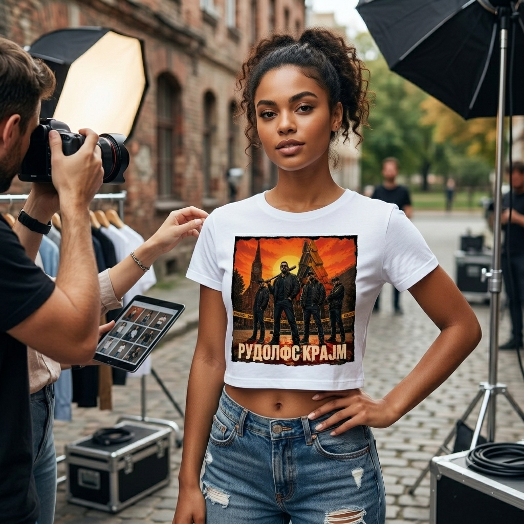 Strizzi Boutique "Rudolfscrime"- Women’s crop top KYR