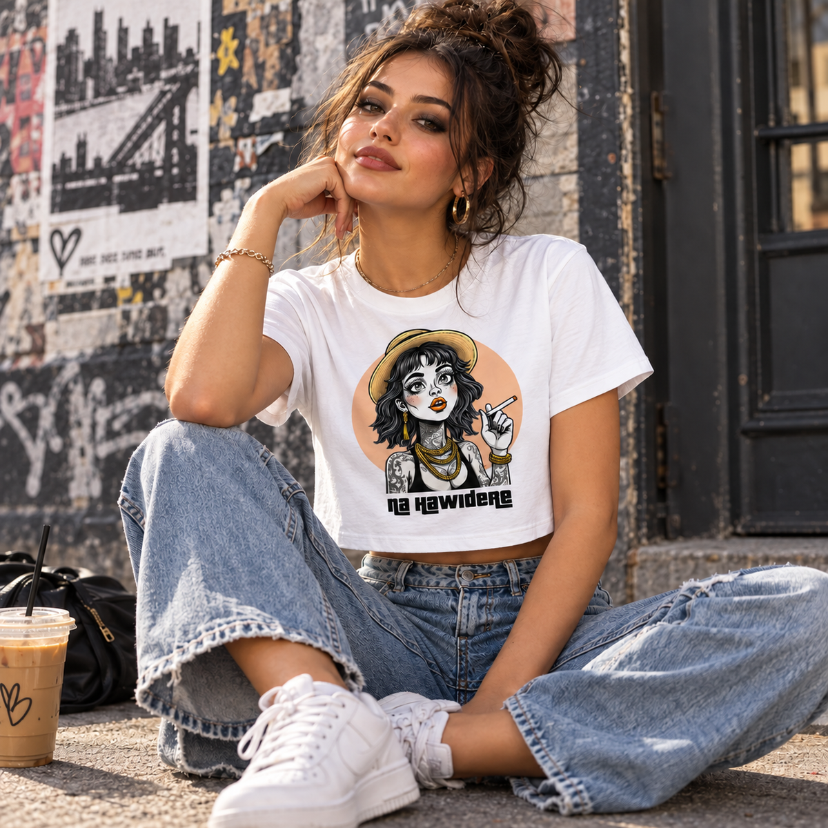 Strizzi Boutique "Na Hawidere" - Women’s crop top vorne