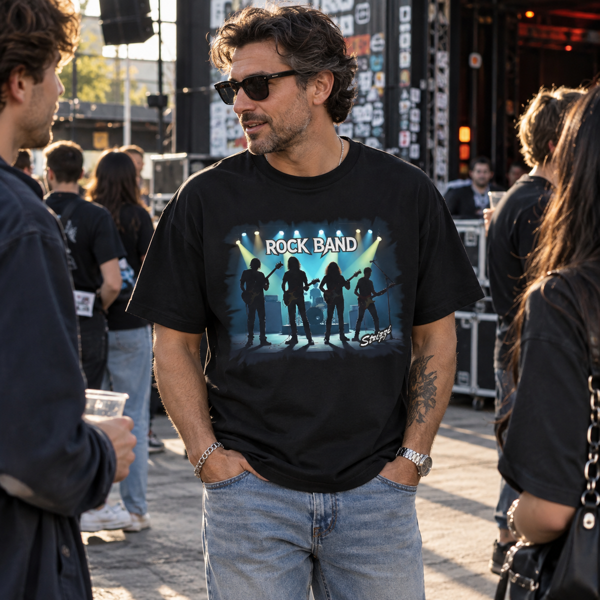 Strizzi Boutique "Rock Band" - Unisex T-Shirt