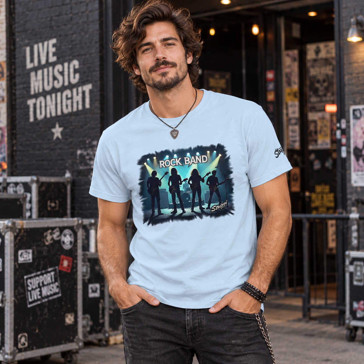 Strizzi Boutique "Rock Band" - Unisex T-Shirt