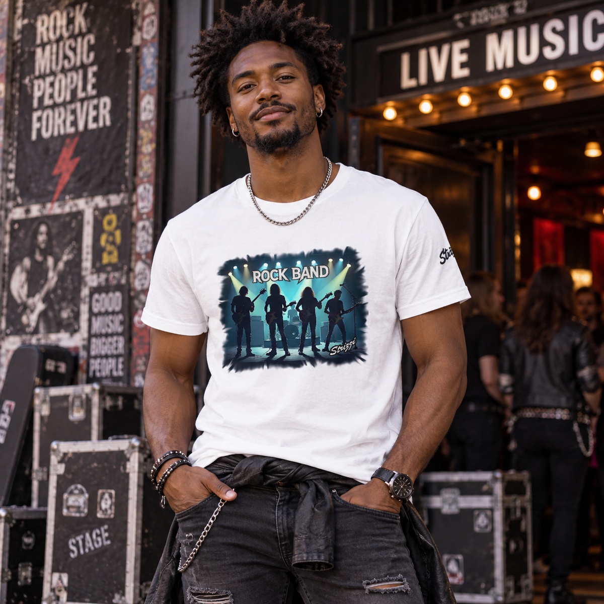 Strizzi Boutique "Rock Band" - Unisex T-Shirt