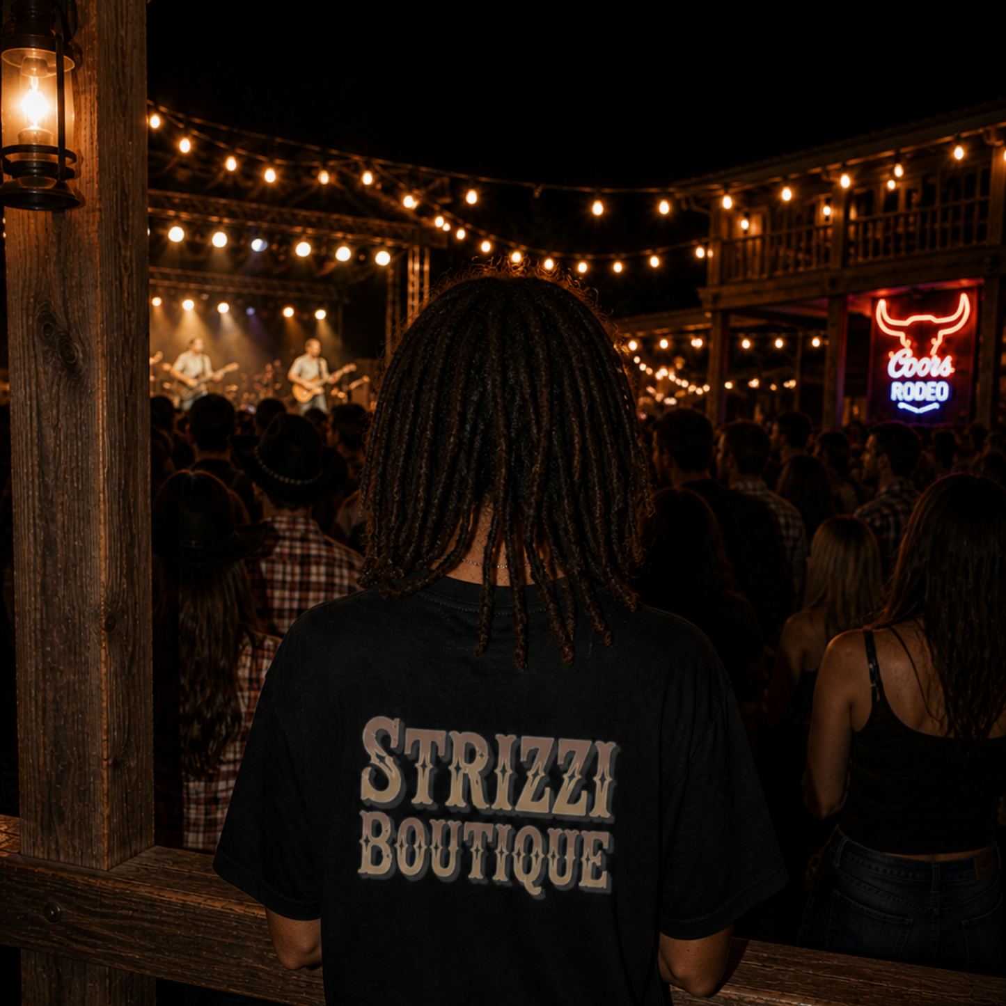 Strizzi Boutique "Saloon" - Unisex classic tee Hinten