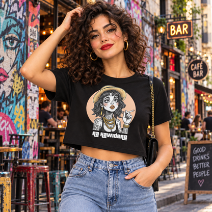 Strizzi Boutique "Na Hawidere" - Women’s crop top vorne