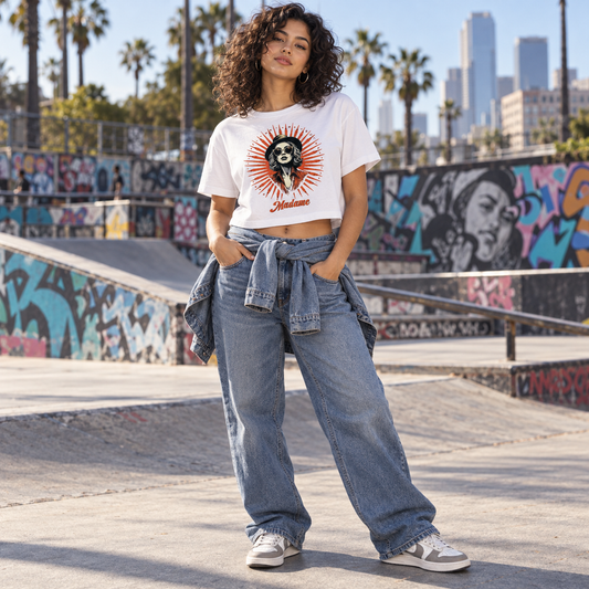 Strizzi Boutique "Madame Red" - Women’s crop top