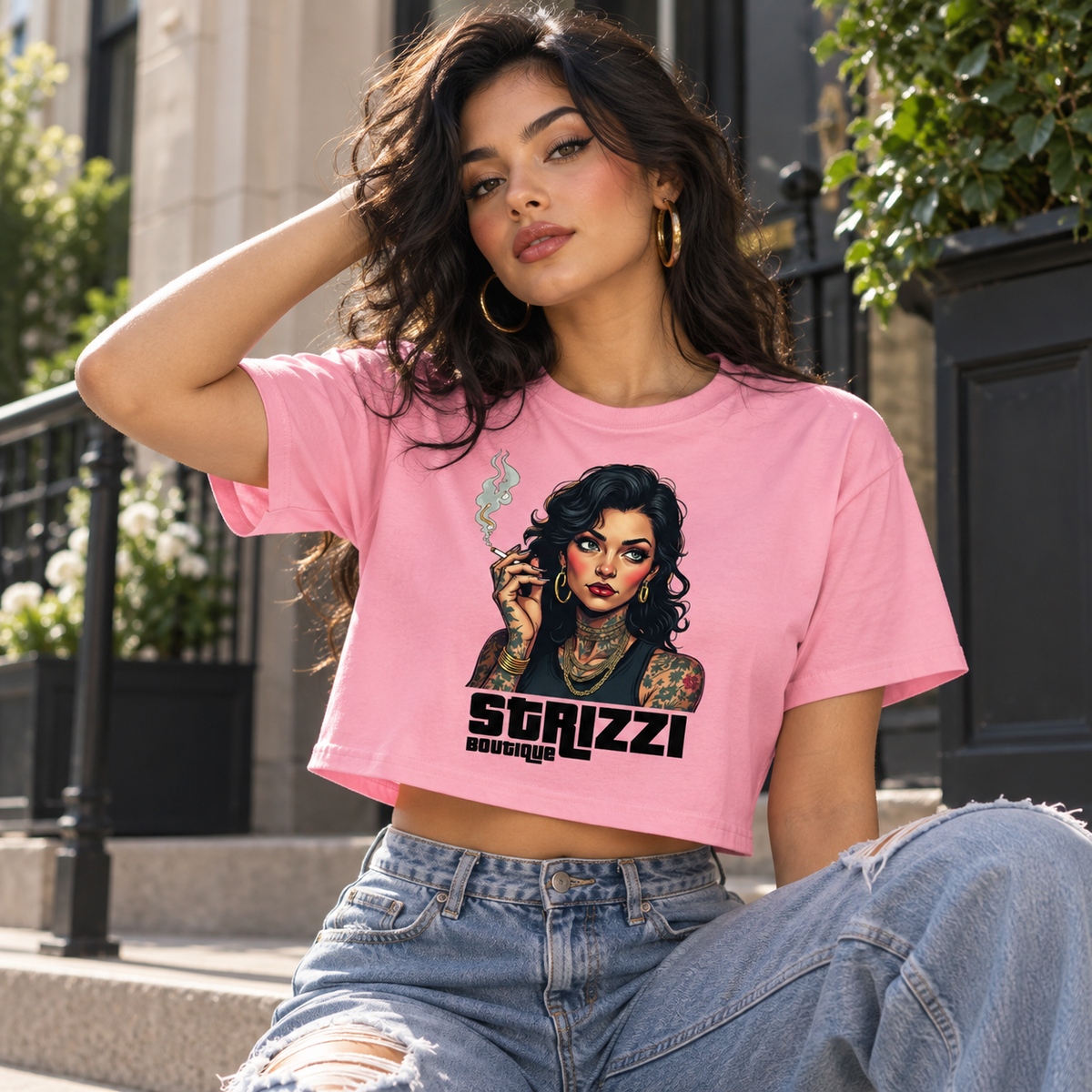 Strizzi Boutique "VIEce City" - Women’s crop top