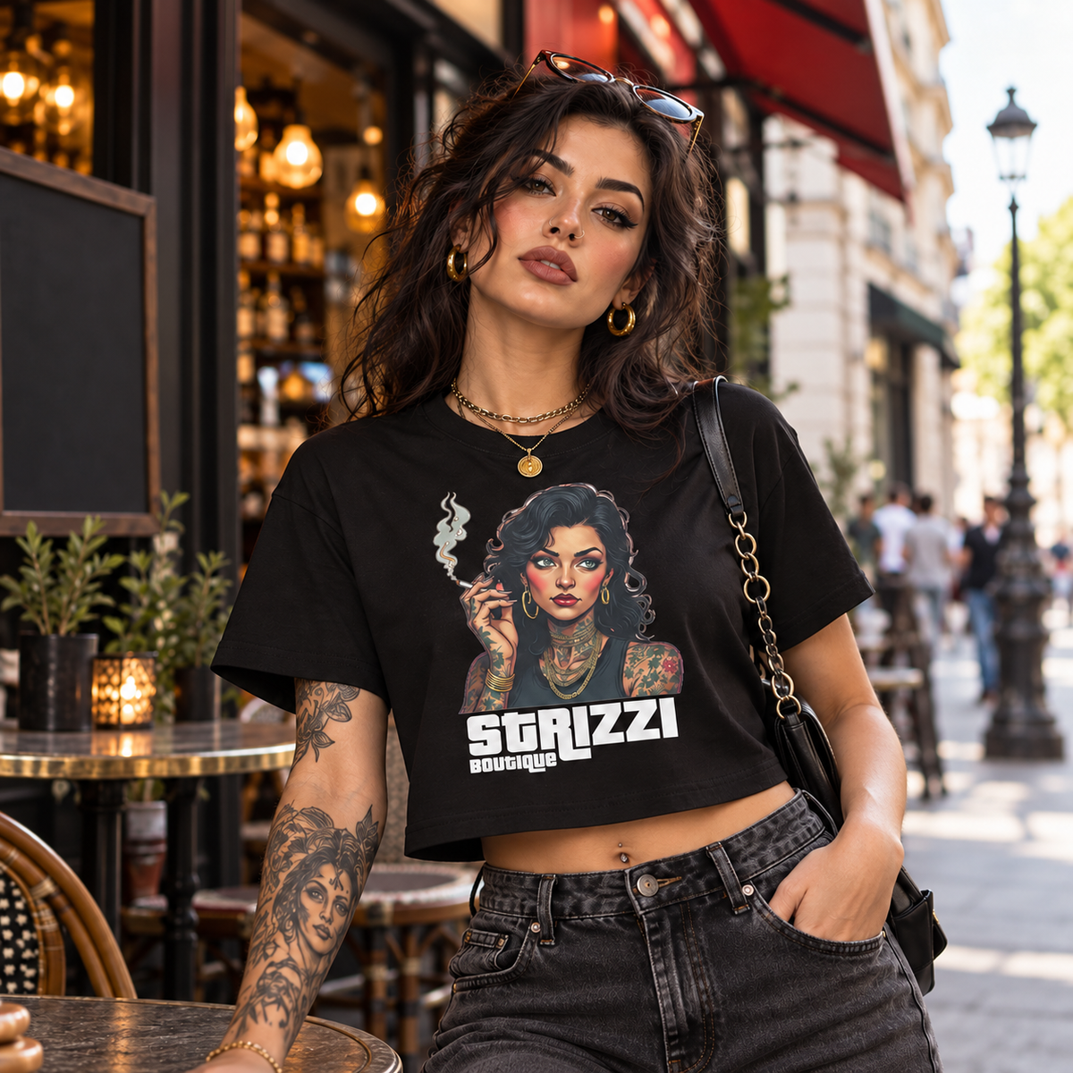 Strizzi Boutique "VIEce City" - Women’s crop top