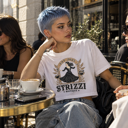 Strizzi Boutique "Mademoiselle Melange"- Women’s crop top