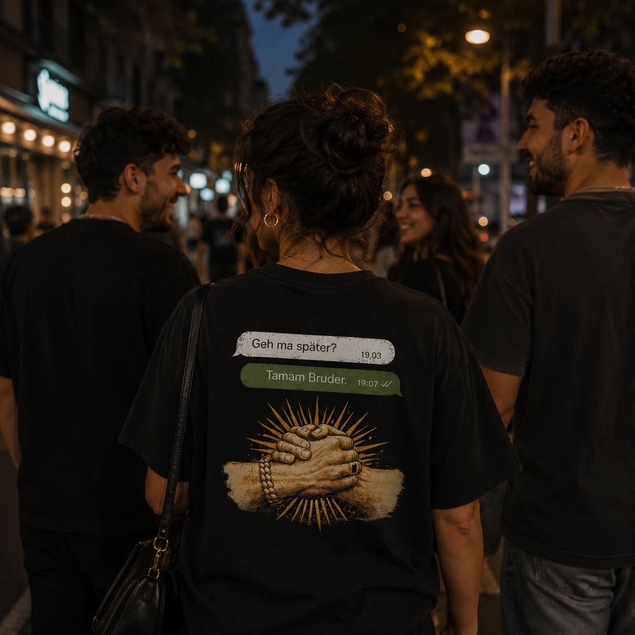 Strizzi Boutique "Tamam Bruder" - Unisex classic tee Hinten