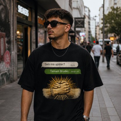 Strizzi Boutique "Tamam Bruder" - Unisex classic tee Vorne