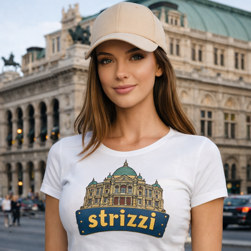 Strizzi Boutique "Karlskirche 2" - Women’s crop top hinten