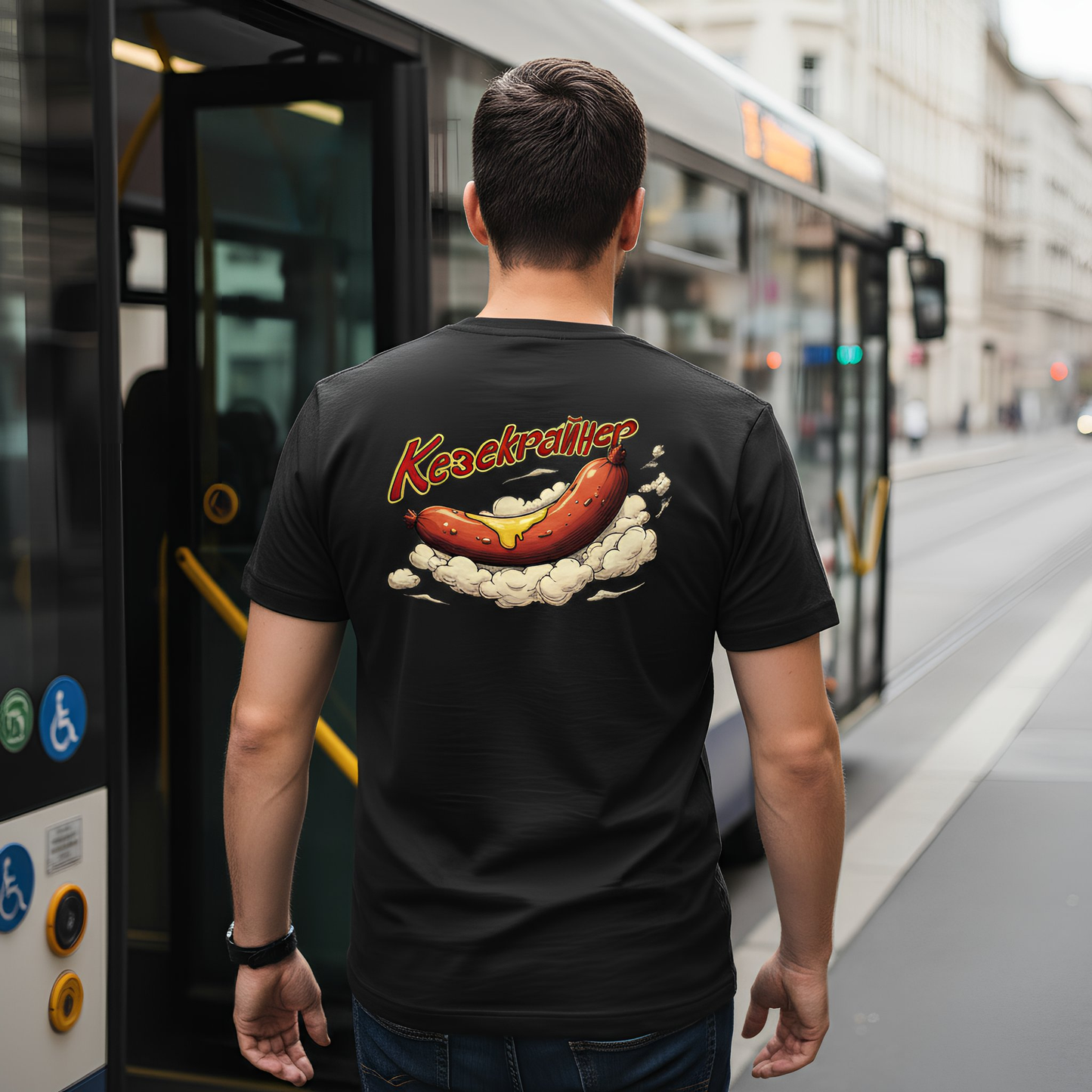 Strizzi Boutique "Käsekrainer" - Unisex T-Shirt kry