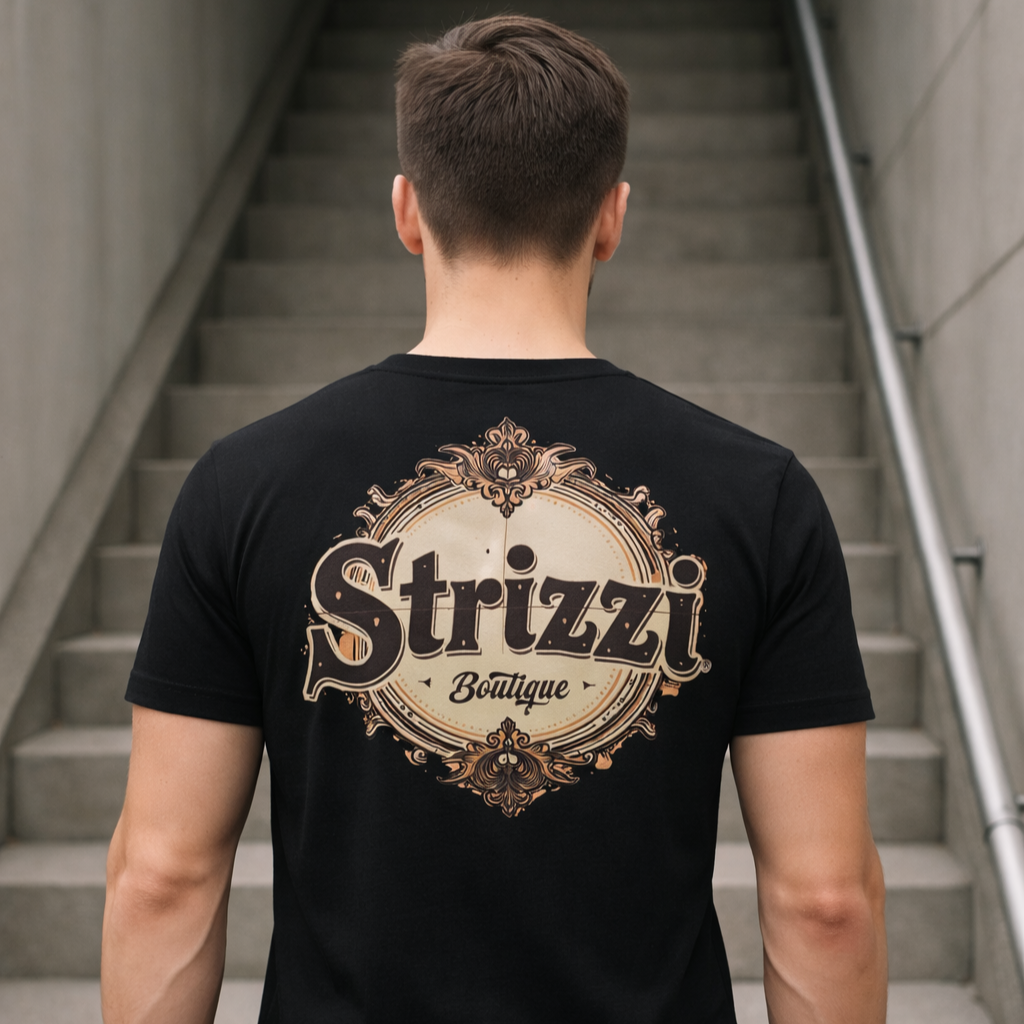 Strizzi Boutique "Logo Braun" - Unisex T-Shirt