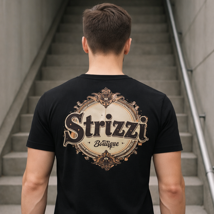 Strizzi Boutique "Logo Braun" - Unisex T-Shirt