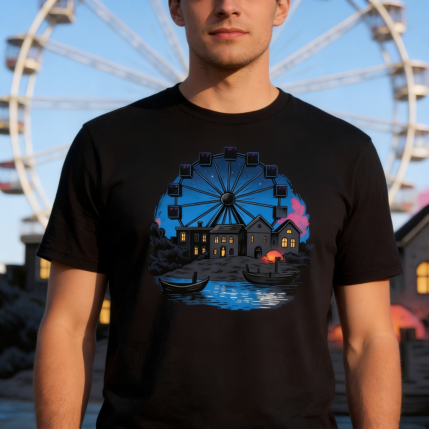 Strizzi Boutique "Donau-Riesenrad" - Unisex T-Shirt