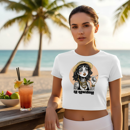Strizzi Boutique "Na Hawidere" - Women’s crop top vorne