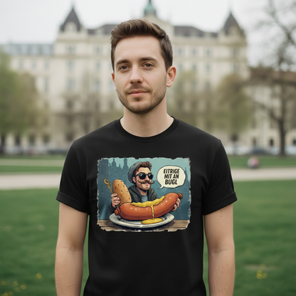 Strizzi Boutique "Eitrige mit an Bugl" - Unisex T-Shirt